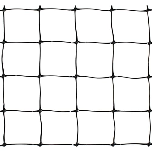 Tenax 8' tall x 330' Deer Fencing Professional C-flex black polypropylene 10-15 year life