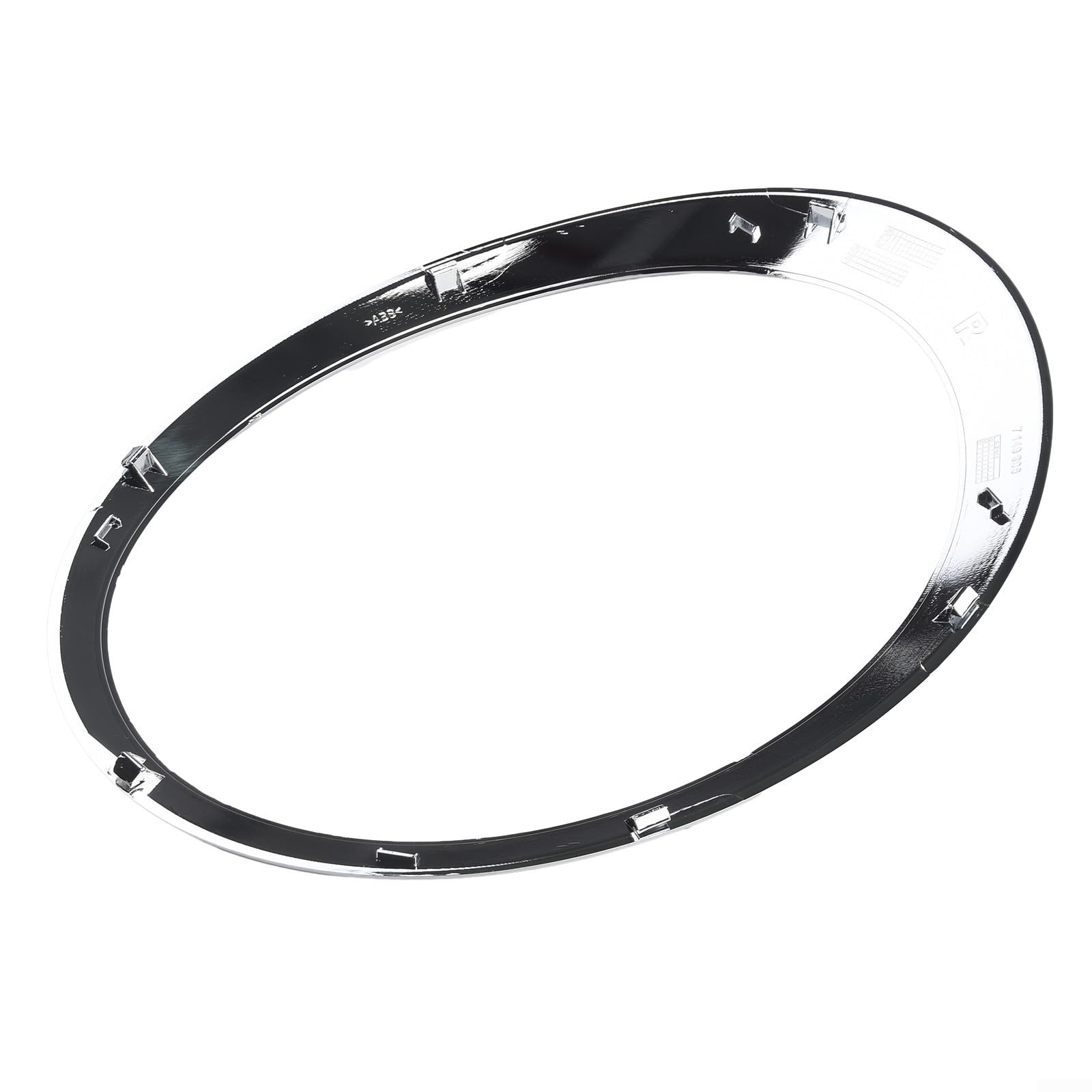 Lato destro Chrome Faro Trim Ring Ricambio Per Mini Per Cooper 2007 2015 Adatto Per R55 Clubman R56 Hatchback R57 Cabrio
