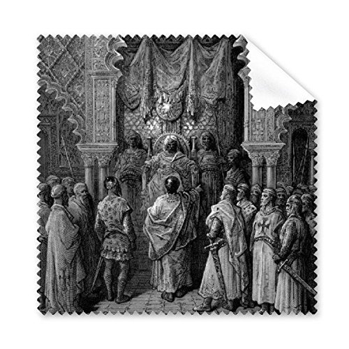 Chiffon de nettoyage écran motif Bible et Ancien Testament gris x5
