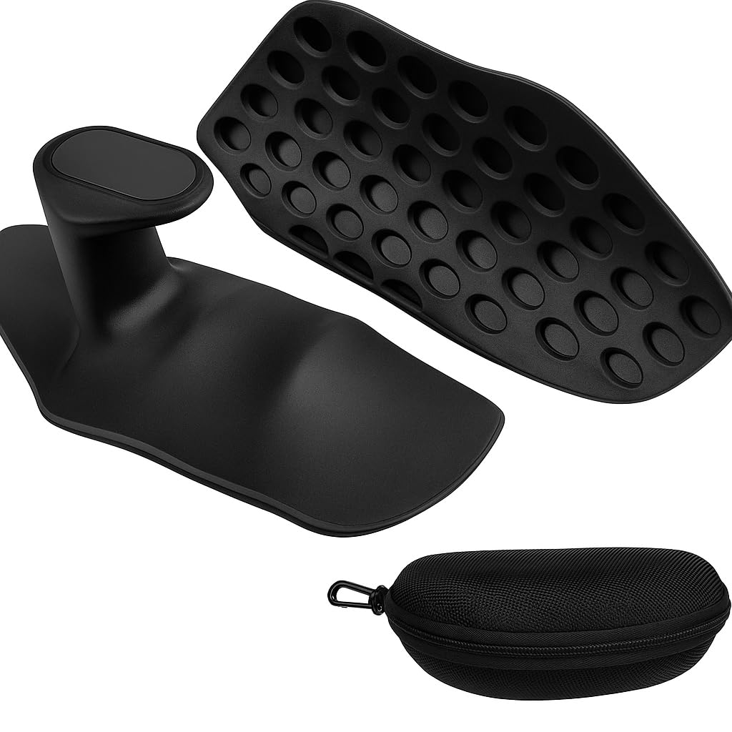 SHIVAM’S WAVE Rubber Gym Grips Fingerless Workout Grips - Ergonomic Rubber Hand Protector Gloves for Weight Lifting, Pull-Ups, Gym Training and Exercise, for Men and Women-image-29