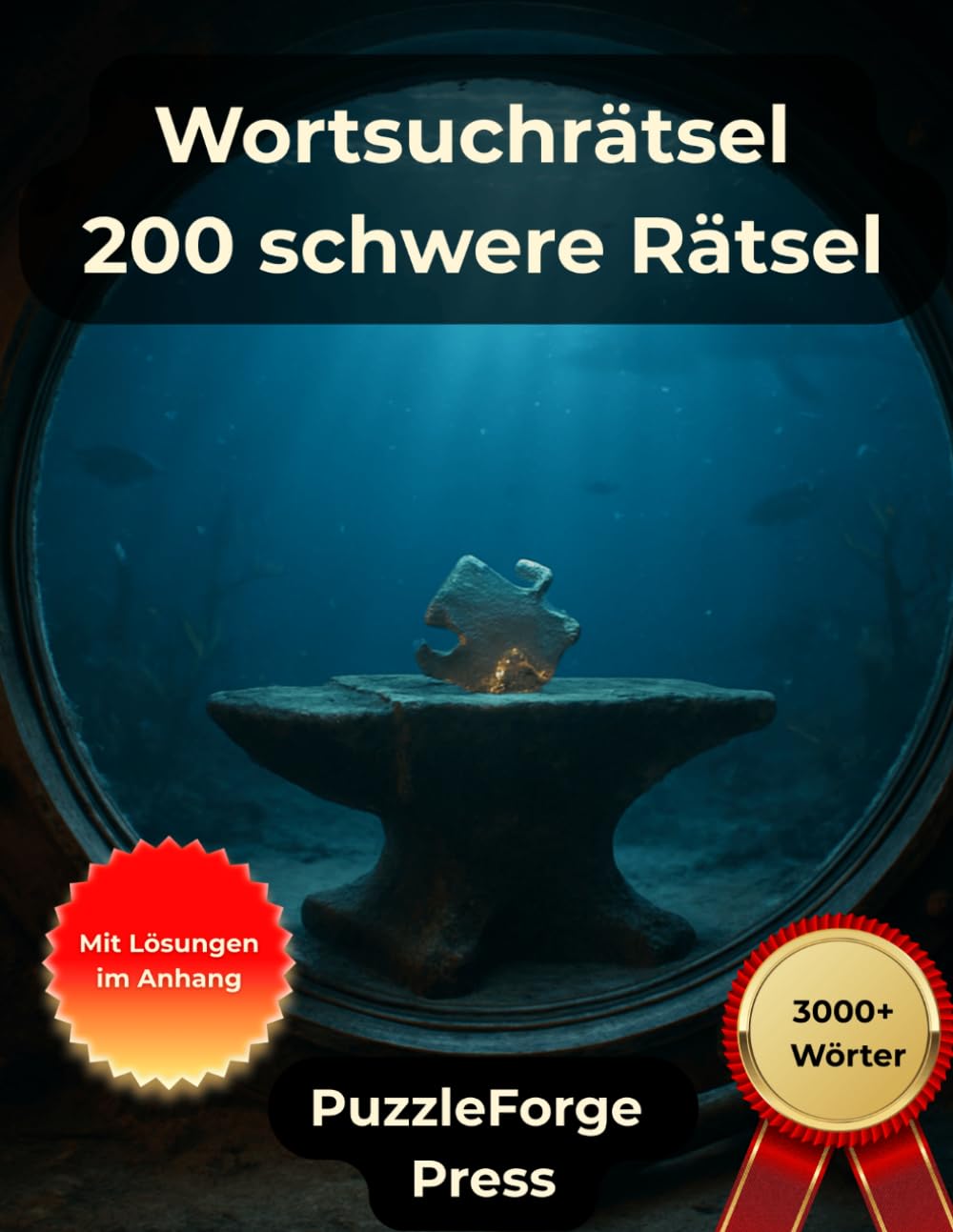 Wortsuchrätsel - 200 schwere Rätsel: Großdruck für Erwachsene und Senioren | 3000+ Wörter | 2 Rätsel pro Seite | Mit Lösungen im Buch | ... Suchrätsel für echtes Denktraining)