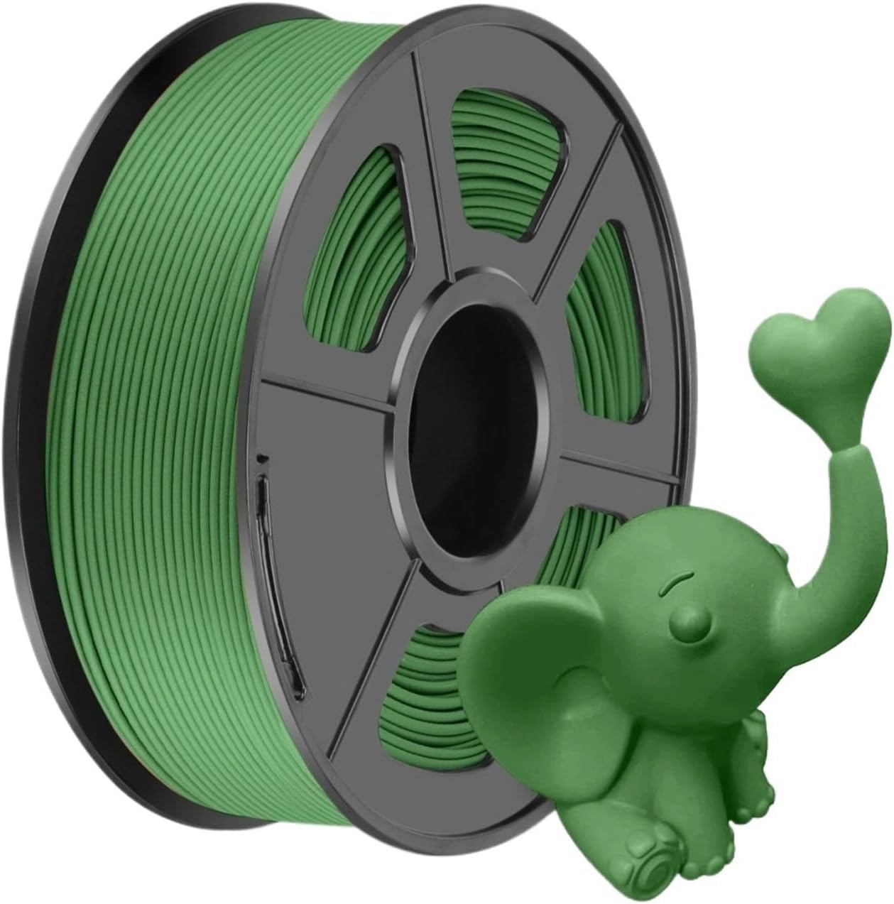 3D PLA Matte Printer Filament 1.75mm 1100G Neatly Wound PLA Filament with Matte Finish Print with 99% FDM 3D Printer