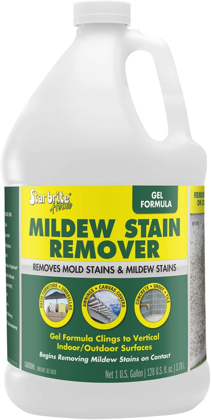 STAR BRITE Home Mildew Stain Remover Gel 1 GALLON