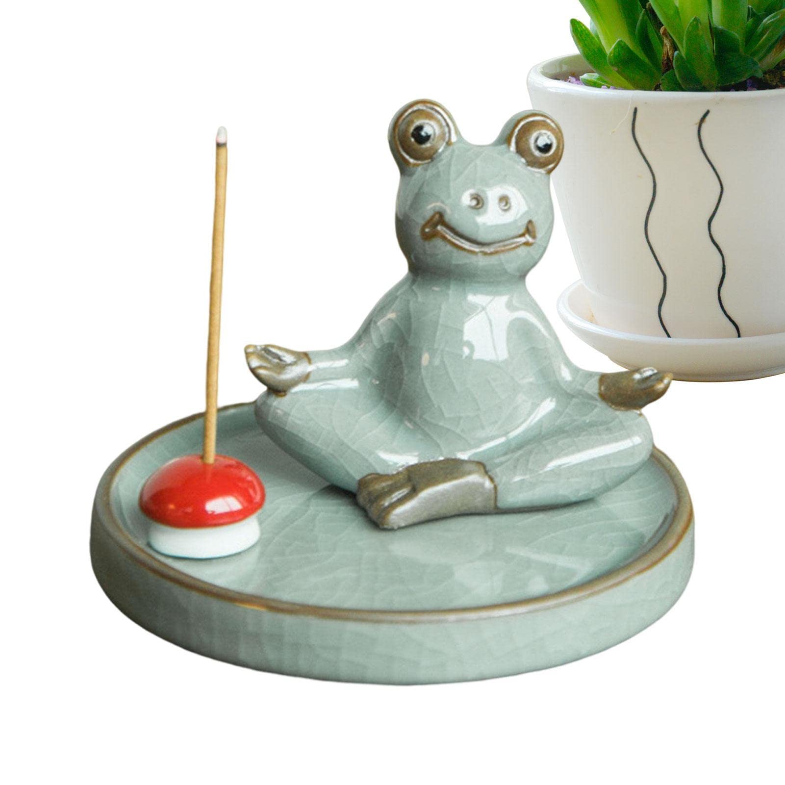 Amazon.co.jp: カエルの香炉 - カエル逆流煙香ホルダー | ホームイン
