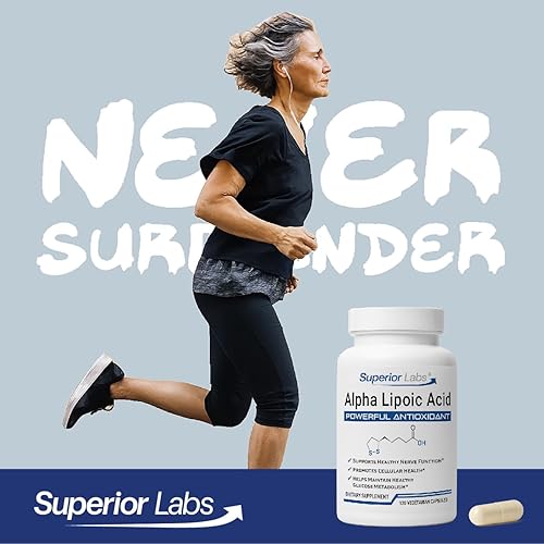Miniatura 6 de Superior Labs ácido alfa lipoico (ALA) NonGMO puro, 120 cápsulas vegetales de 600 mg cada una. Sin aditivos sintéticos, ni ácido esteárico, ni