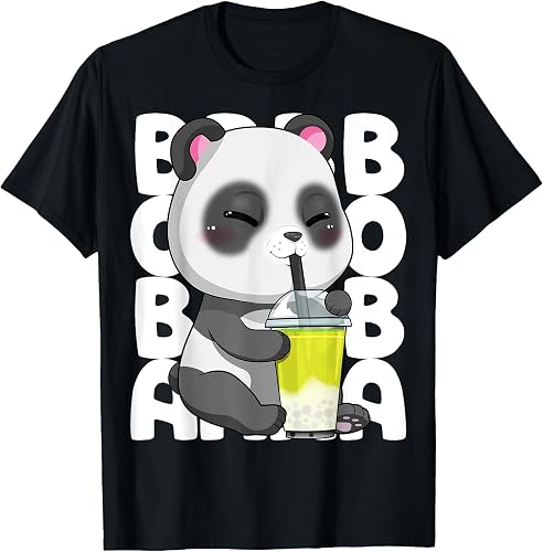 Bubble Tea Panda Boba Kawaii Japanese Anime Bear Milk Tea