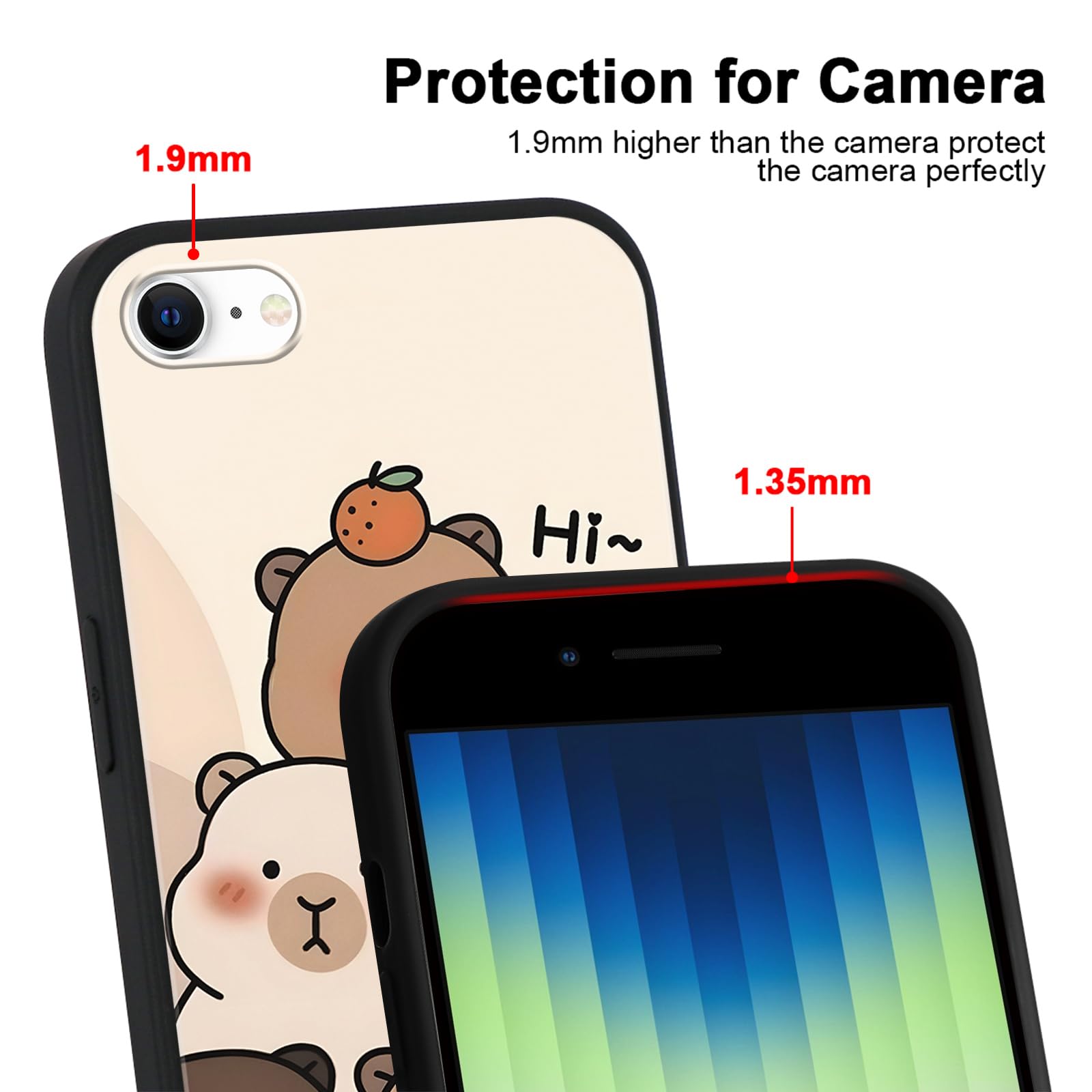 人気商品】iPhone SE (2020) / 7 / 8 カピバラ I'm Really A Capybara