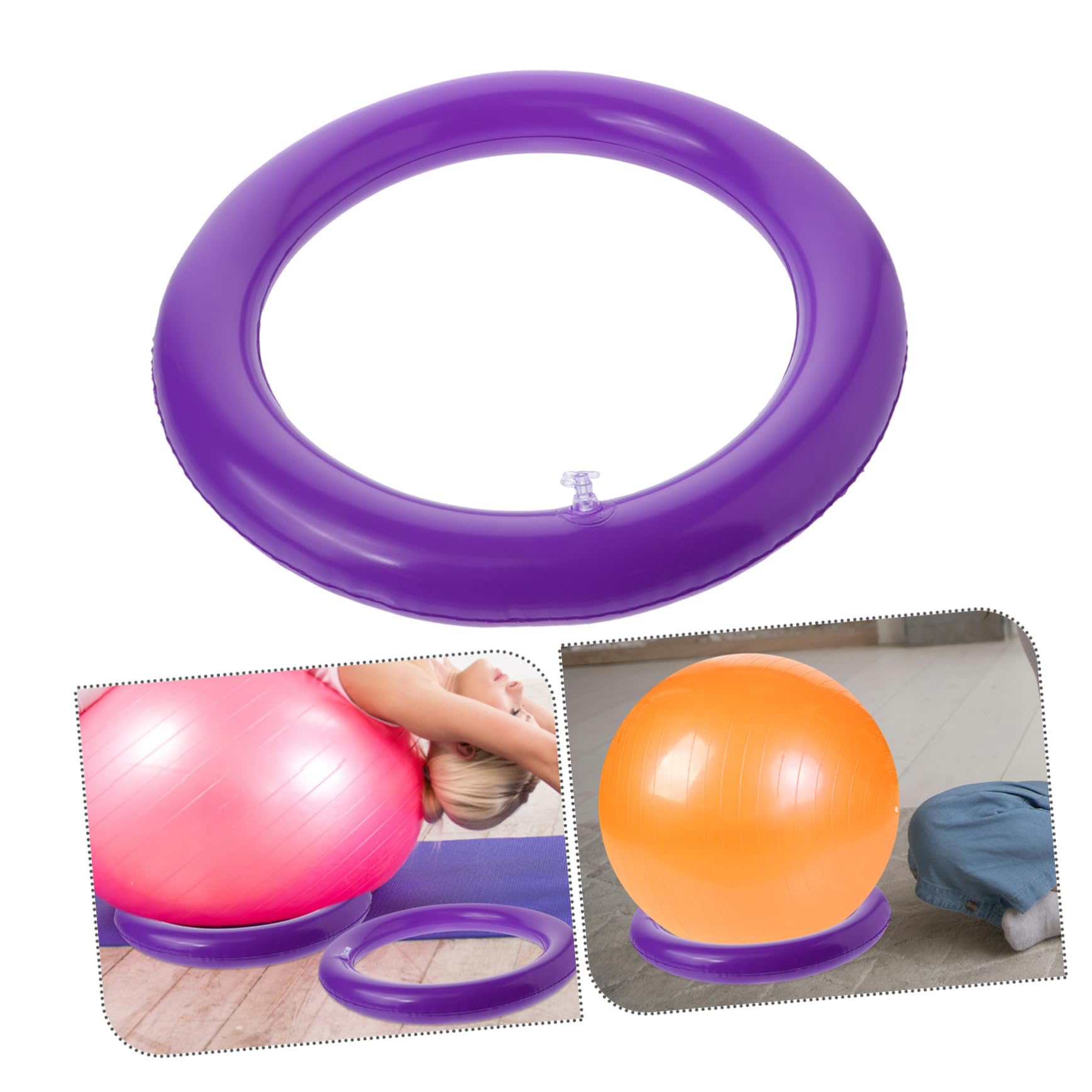 TOYANDONA Stabilizzante per Yoga Base Gonfiabile con Fissaggio per Esercizi e Sicuri Accessorio per Fitness e Allenamento Casa