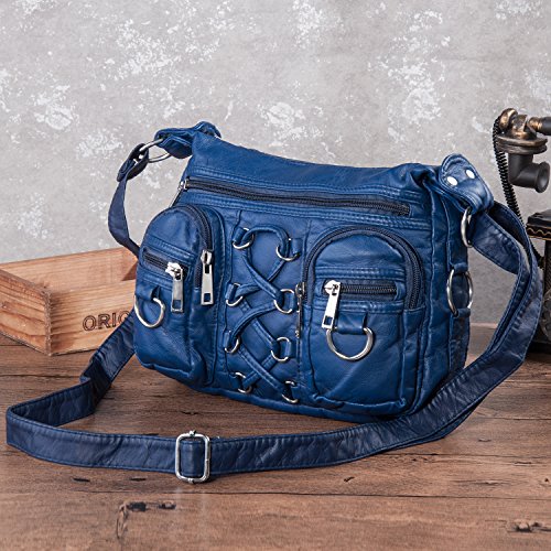 Hengying, Borsa a tracolla donna marrone caffè m