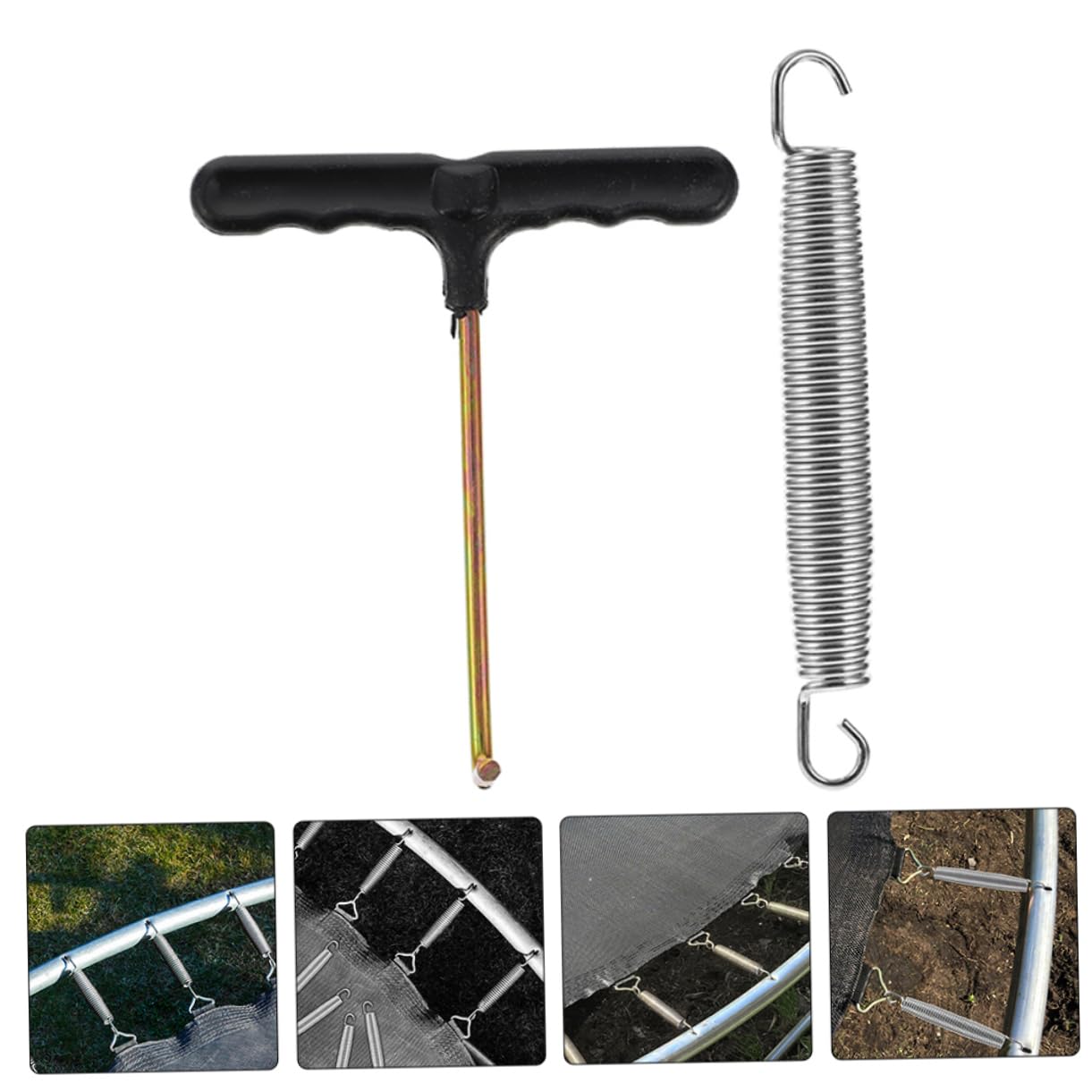 TOYANDONA Trampolinfedern aus Metall für Trampoline Ersatzfedern aus Verzinktem Stahldraht Praktische Federn für Austausch