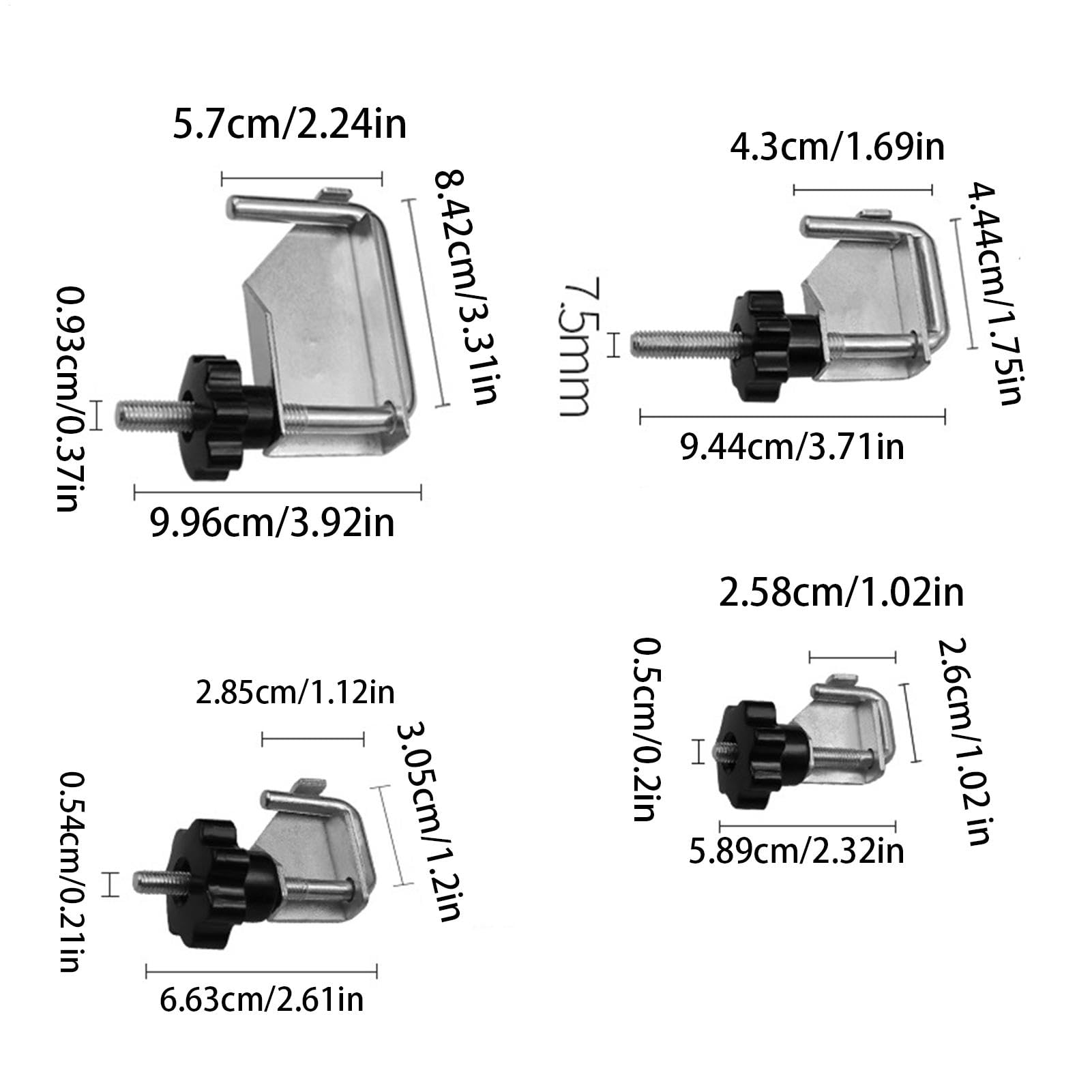 Abrazaderas de,Abrazaderas de de manguera - 4 alicates para abrazaderas de manguera,Herramienta de abrazadera de mangueras de radiador para mangueras flexibles, abrazaderas de pelliz