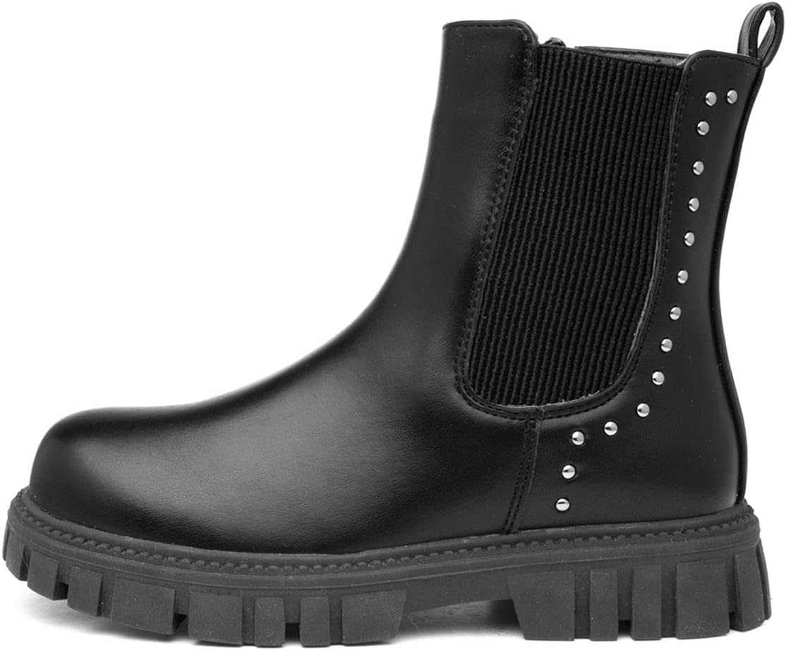 LilleyJunior Jo Girls Black Zip Up Chelsea Boot