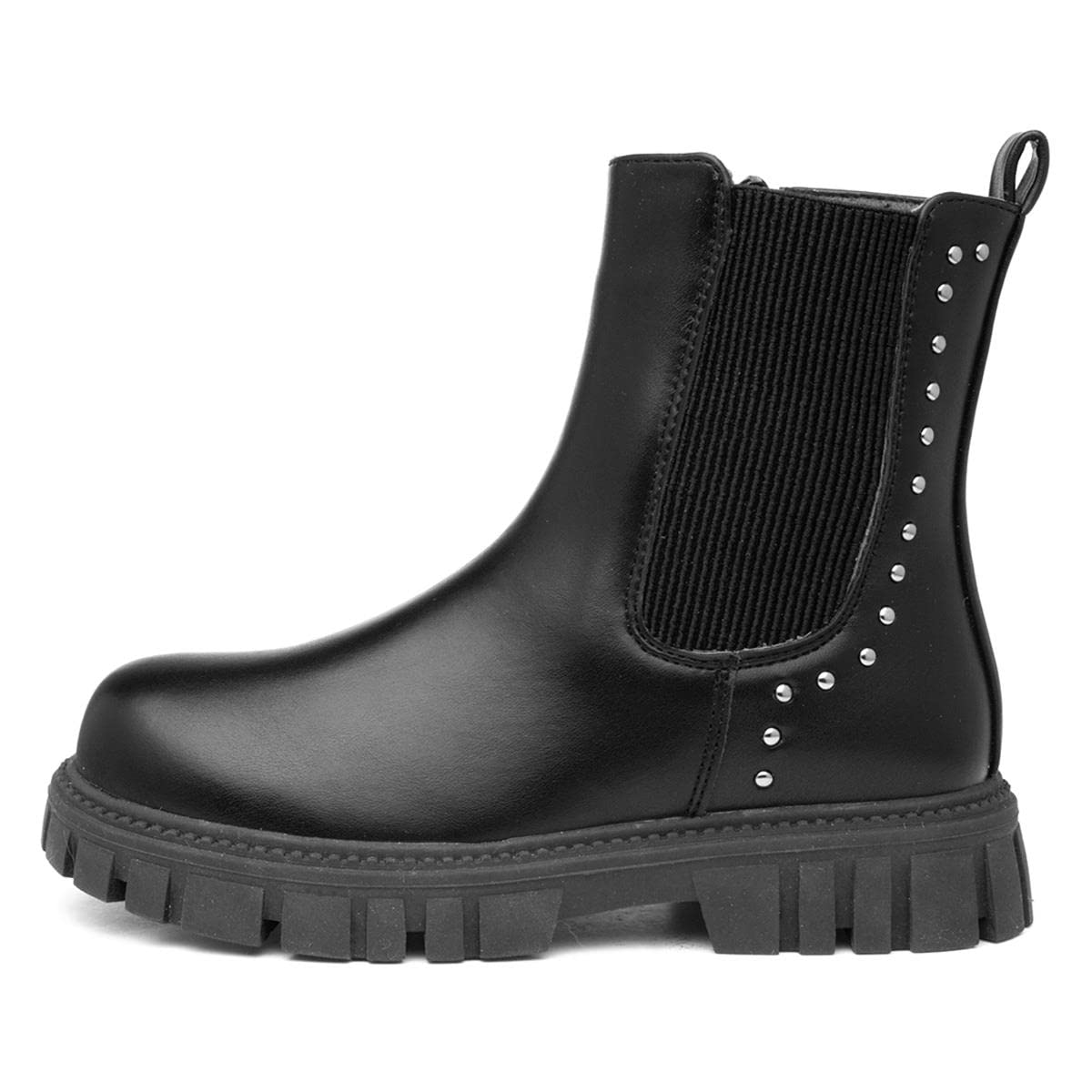 LilleyJunior Jo Girls Black Zip Up Chelsea Boot