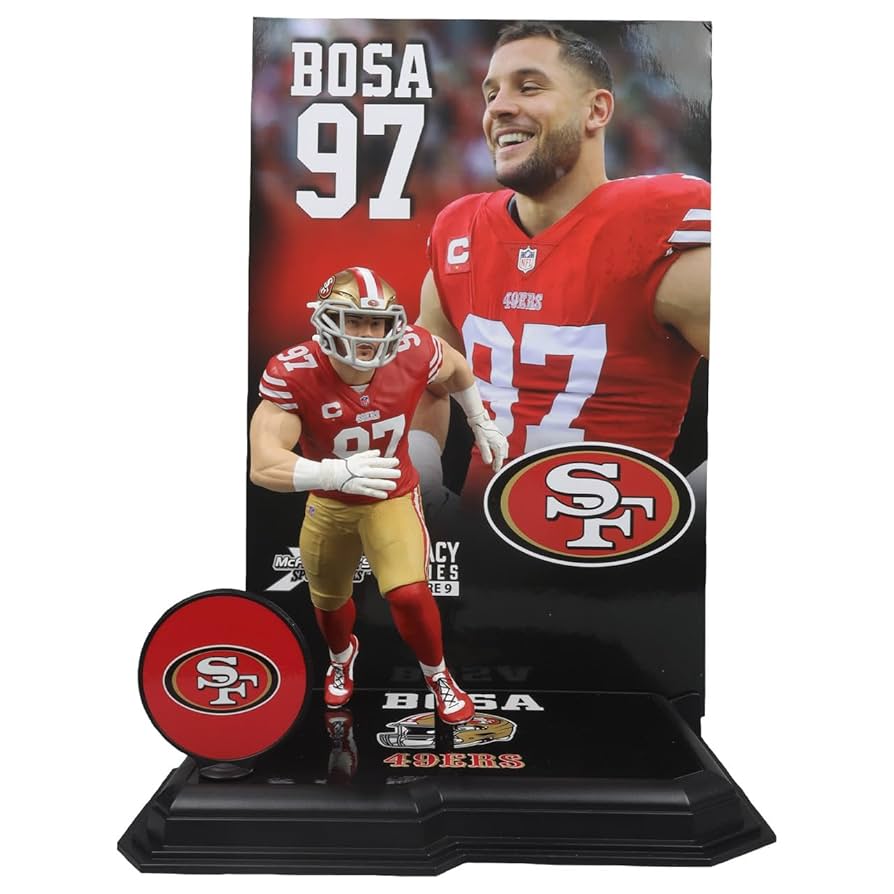 【レア】NFL マクファーレン スポーツフィギュア 19体 Amazon.co.jp: Nick Bosa (サンフランシスコ