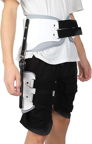 Soporte de cadera e ingle, corrector estabilizador de cadera, soporte para adultos, ortesis de abducción de cadera con bisagras para cadera, ingle,