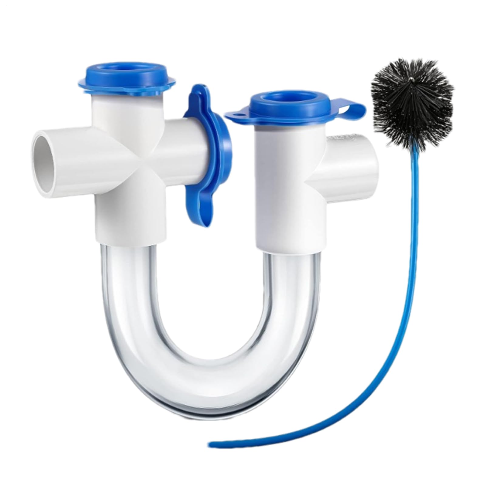 Siphon en U en PVC 1,9 cm pour évacuation de condensat de climatisation