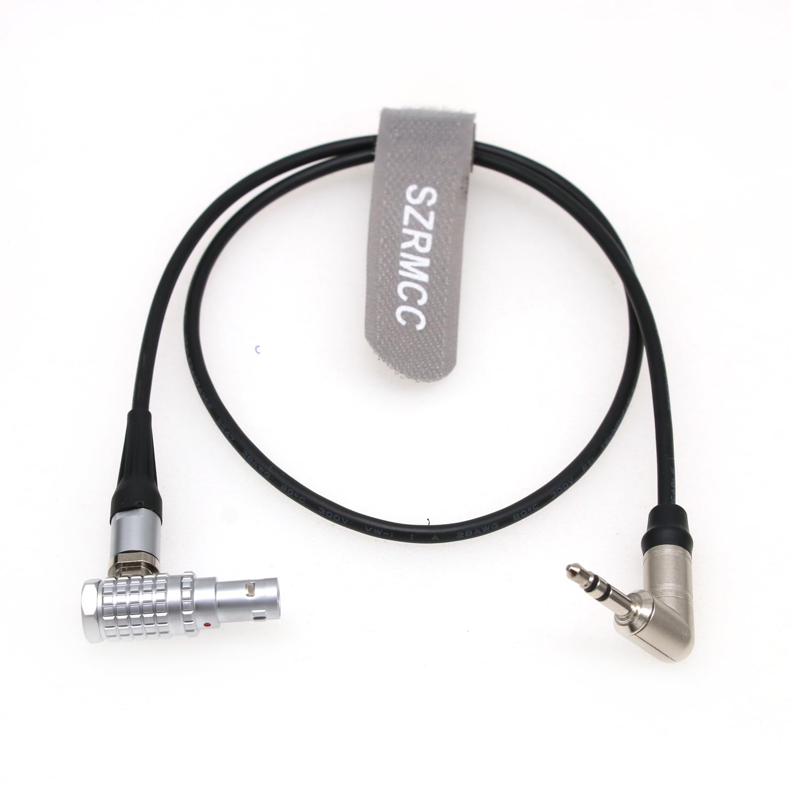 SZRMCC Cavo di ingresso audio ad angolo retto 0B 6 pin maschio a 3,5mm TRS Alexa Mini LF Camera