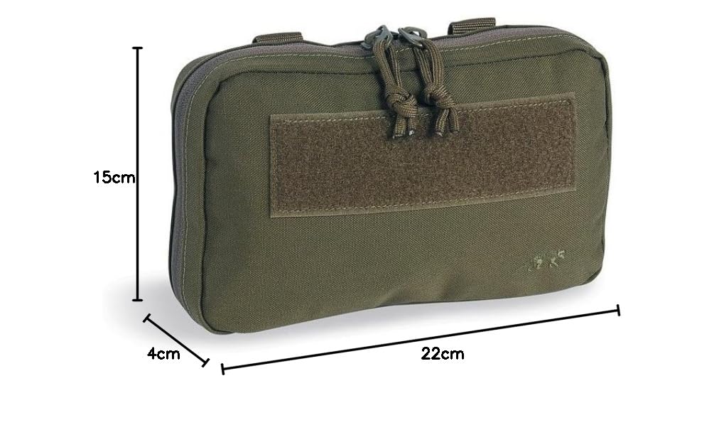 Tasmanian Tiger TT Leader Admin Pouch organizer plecak dodatkowa kieszeń z wieloma kieszeniami wsuwanymi na małe akcesoria i EDC, kompatybilny z Molle