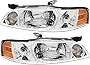 For Nissan Altima Headlights Lamps Set 2000 2001 Halogen Driver and Passenger Side