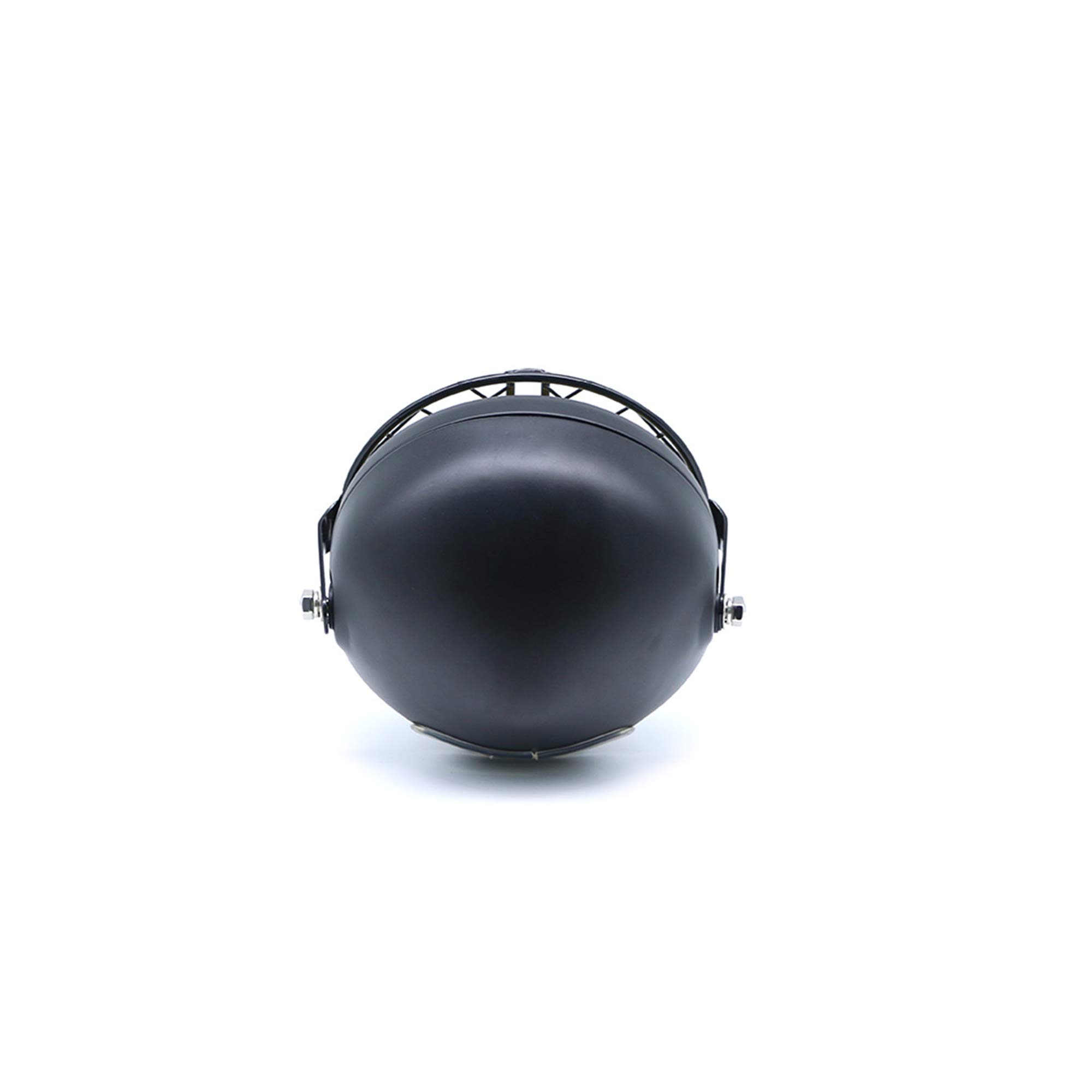 Fari Anteriori per Moto Universale, Faro Alogeno 6'' con Paralume Retrò per Cafe Racer Bobber Chopper CG125 GN125 (Giallo)