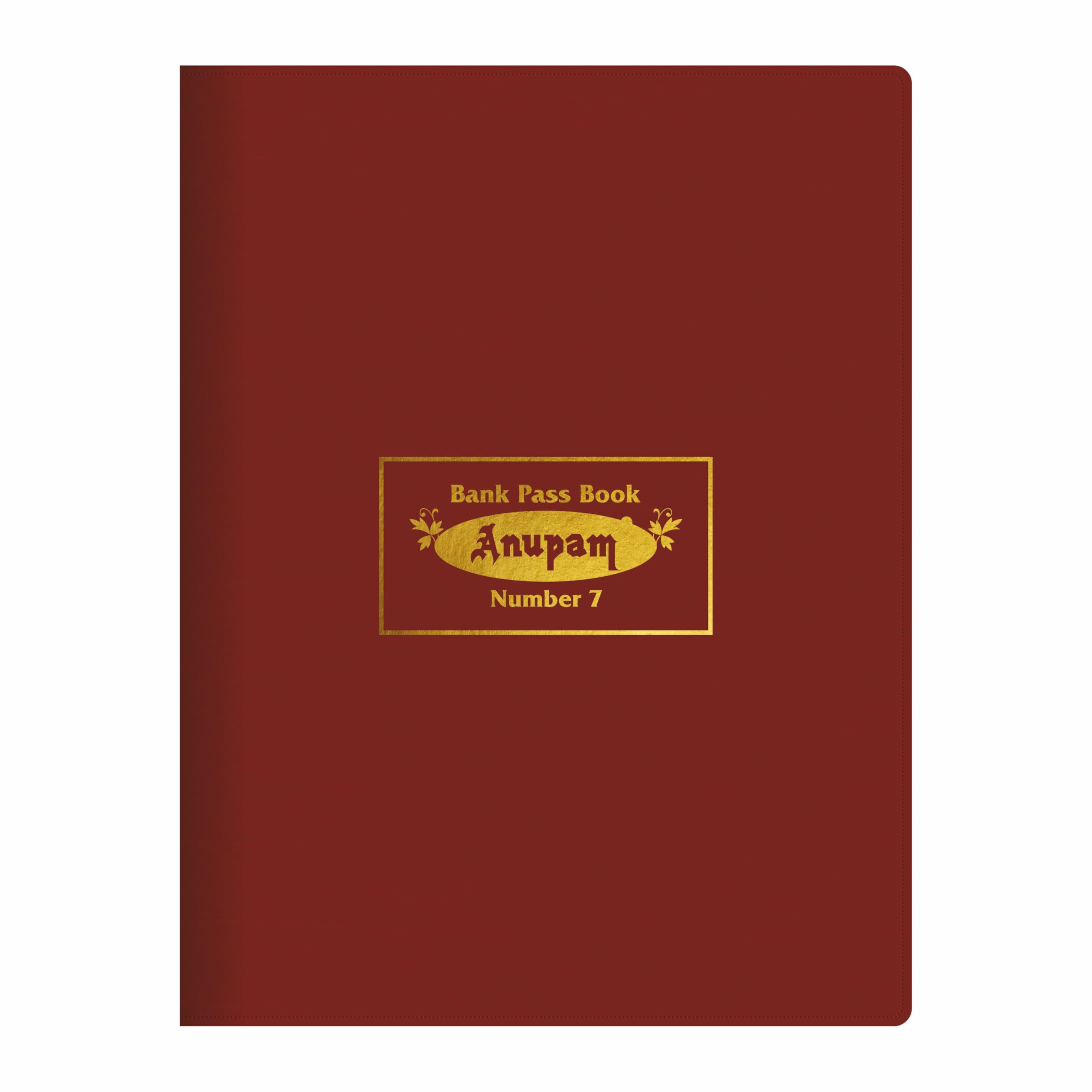 Anupam Bank Pass Book No. 7 (21cm x 16cm) Premium Robust Material