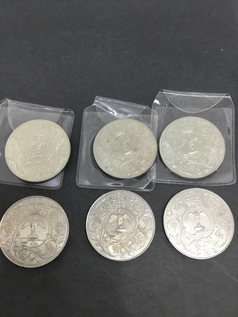 Amazon.co.jp: 記念コインELIZABETH II DGREGFD 1977 エリザベス2世 御