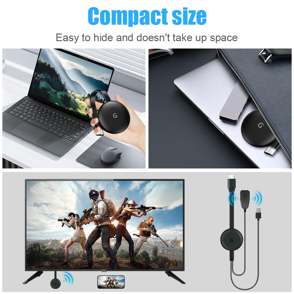 Dongle HDMI Sans Fil 5G MpioLife Miracast 4K - Airplay DLNA Pour IPhone IPad Android Windows Vers TV