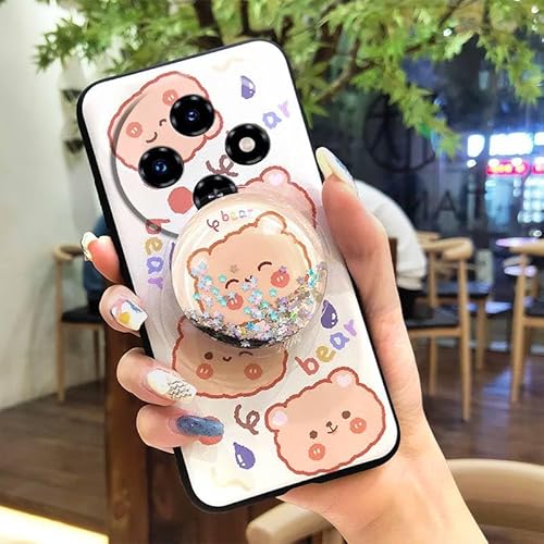 Phone Case Compatible with Oukitel C5 2025, Durable TPU Simplicity Waterproof Kickstand Dirt-resistant Quicksand Protective Soft