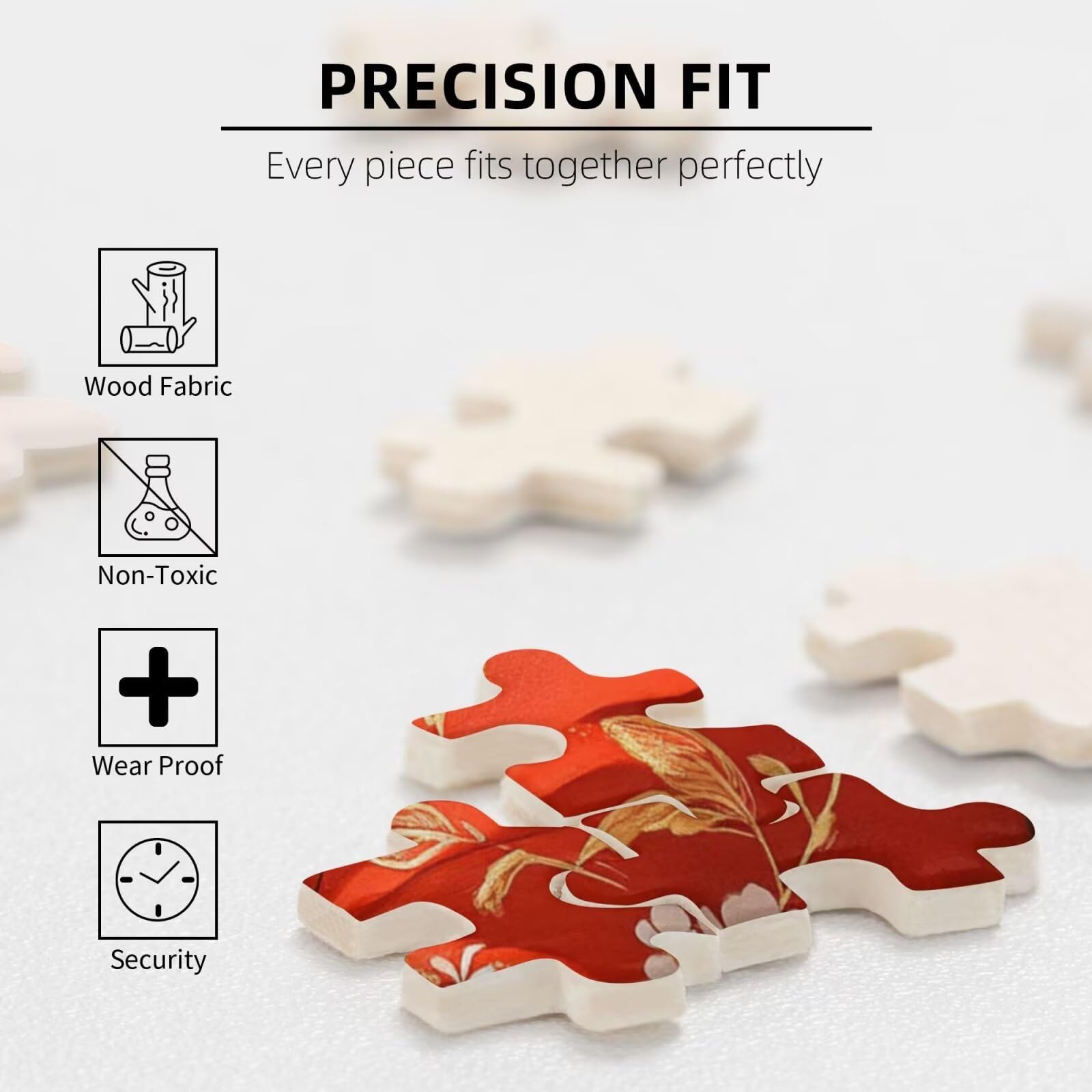 Femme Puzzle Japon 3000 Pièces Adultes, DIY Puzzles Classiques Art avec Boîte d'emballage et Photos de Référence, Relaxation/Soulagement du Stress/Jeux Amusants, Creatif Cadeau pour Femme M-1808
