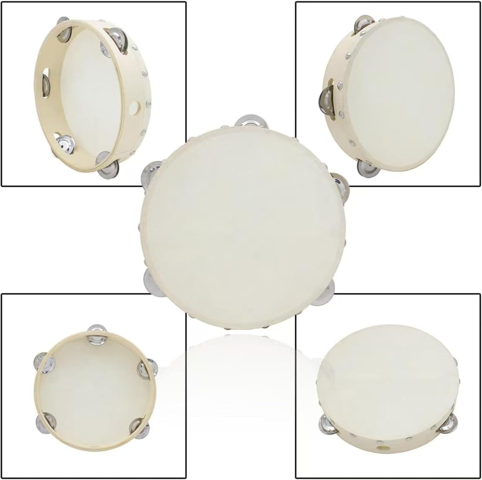 Panderetas de boda personalizadas con nombre y logotipo, mini panderetas para boda, piel de oveja para niños y adultos, tarjetas de lugar de boda, pandereta para iglesia, recuerdos de boda para