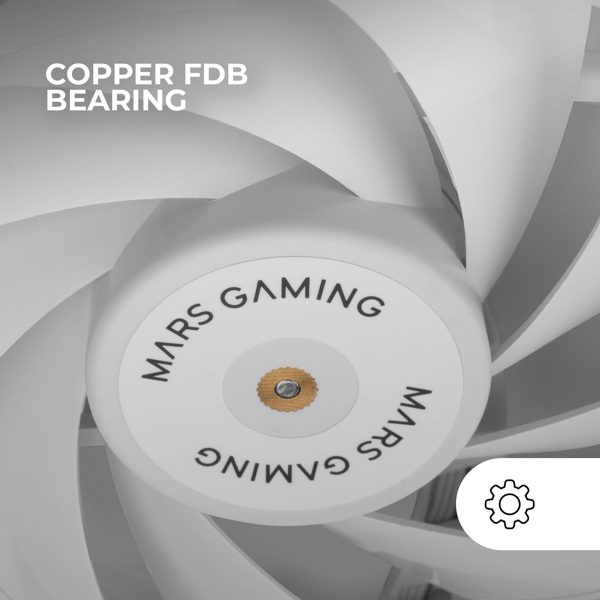 MARSGAMING ML-PRO240, Raffreddamento a Liquido Professionale CPU, TDP 450W, 2 Ventole FDB Ultra-silenziose, Pompa Opti-Chamber con Anello di Illuminazione Bianco, Multisocket Universale, Bianco
