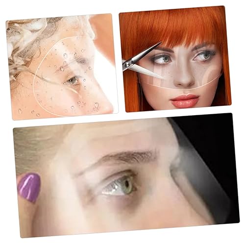 Miniatura 7 de 100 protectores desechables para corte de pelo, para peluquería, protección impermeable para corte de cabello y maquillaje, protectores oculares de