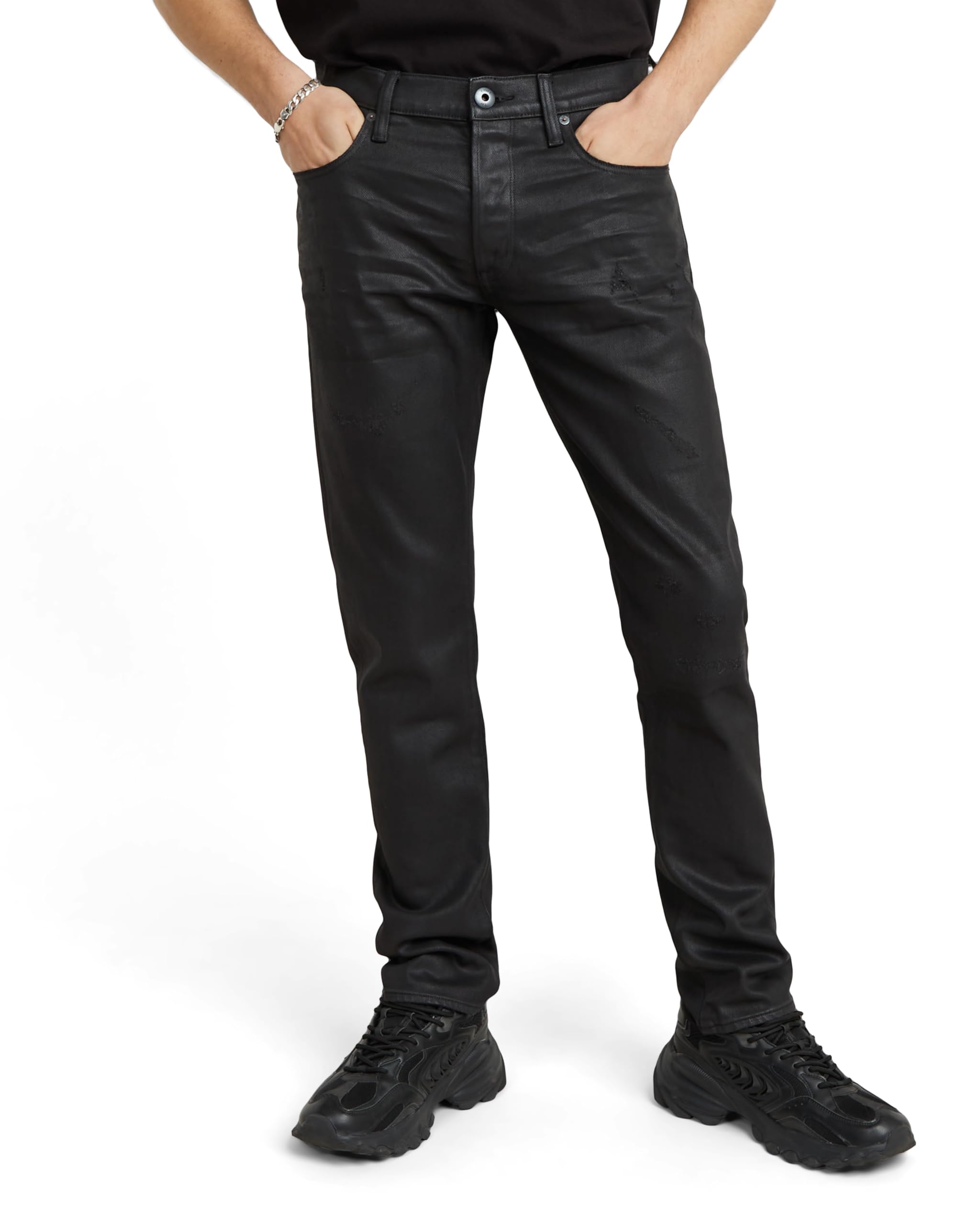 G-Star Men's 3301 Slim Jeans, Black (3d dark aged cobler restored 51001-B479-G948), 29W / 32L