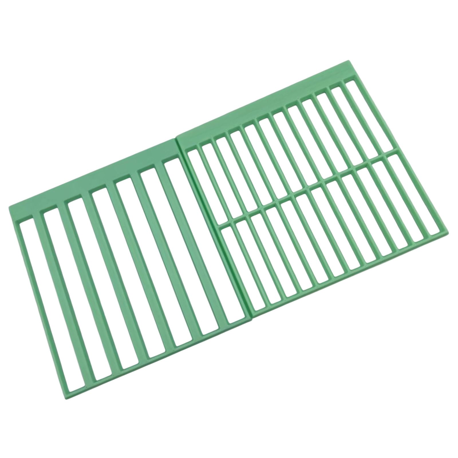 Woedpez Green 2Pcs Printed Paintings Rulers With Grids For Enhances Alignment And Crafting Efficiency Professional Craft Ruler Set