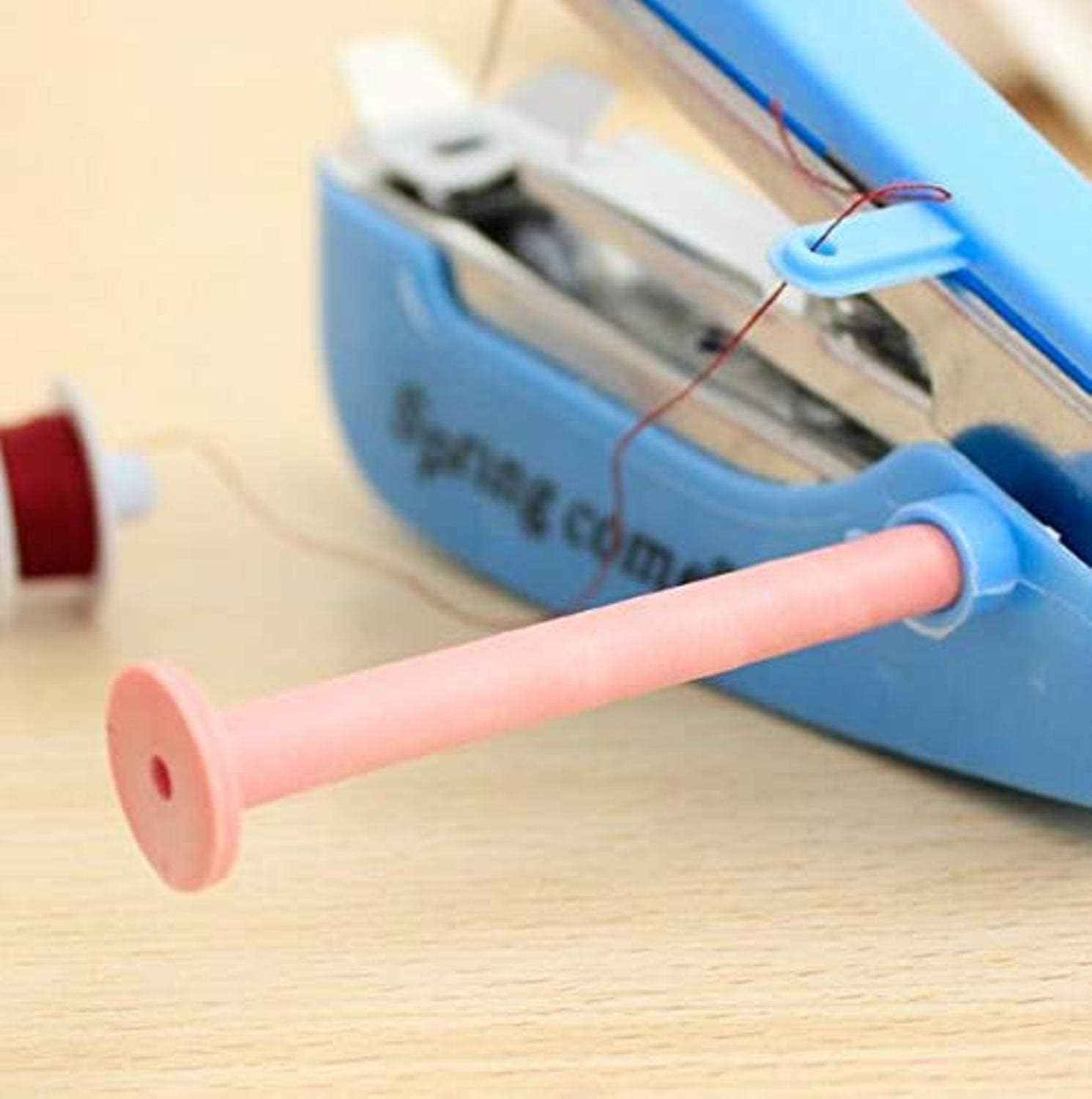 Domestic Sewing/Silai Machine Stitching Tailoring Machine For Garment Cloth Home Household Hand-Operated Menual Stapler Size,Sewing Tool Repairing Accessories (Blue)
