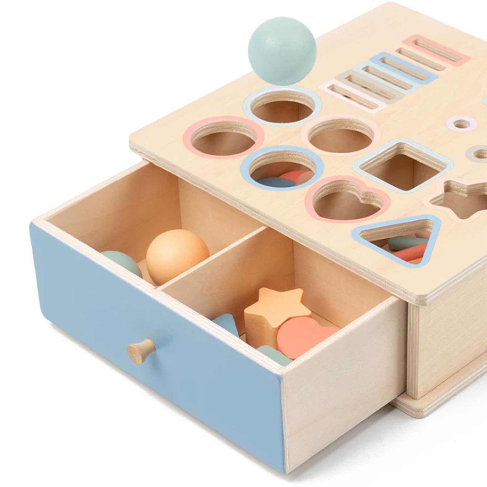Boîte d'activité Montessori en Bois pour enfichage
