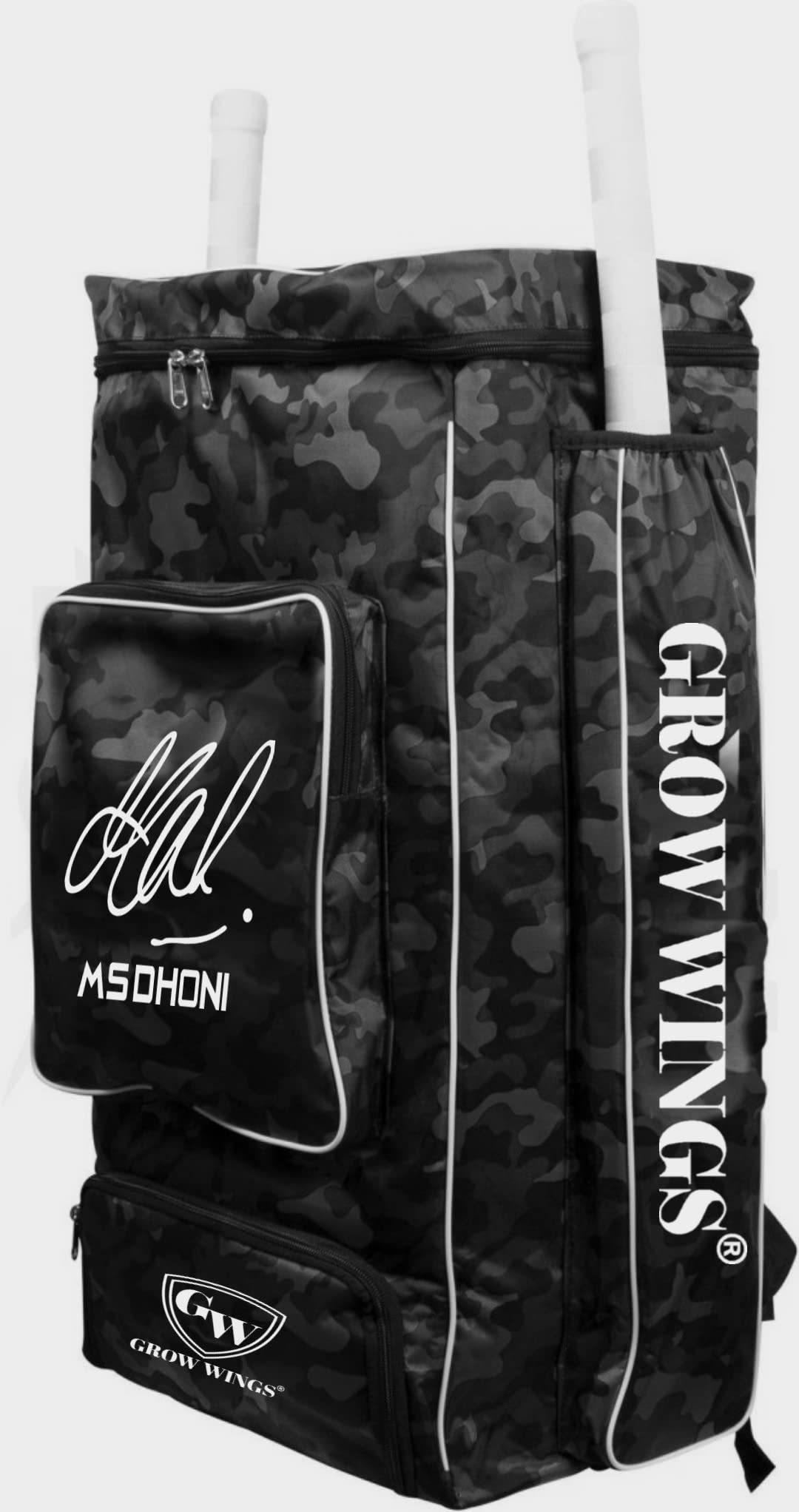 Grow wings MS Dhoni Cricket Kit Bag Extra Quality Heavy Padded Cricket Kit Bag (Olive Green) (B0BRFQF5Y3) Amazon Price History, Amazon Price Tracker