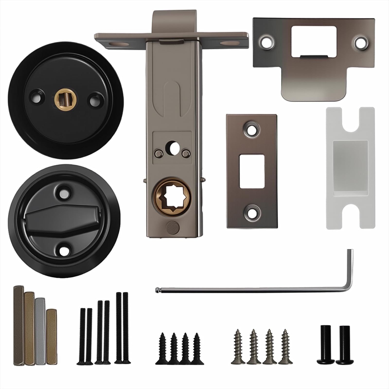 Recessed Door Knob - Keyless Stainless Steel -6
