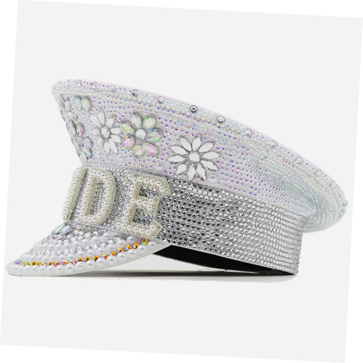 Sombrero De Fiesta Sombreros De Soltera Sombrero De Novia De Diamantes De Imitación Accesorios De Novia Para El Dia De La Boda Sombrero De Dama De Honor Cristal Sintético