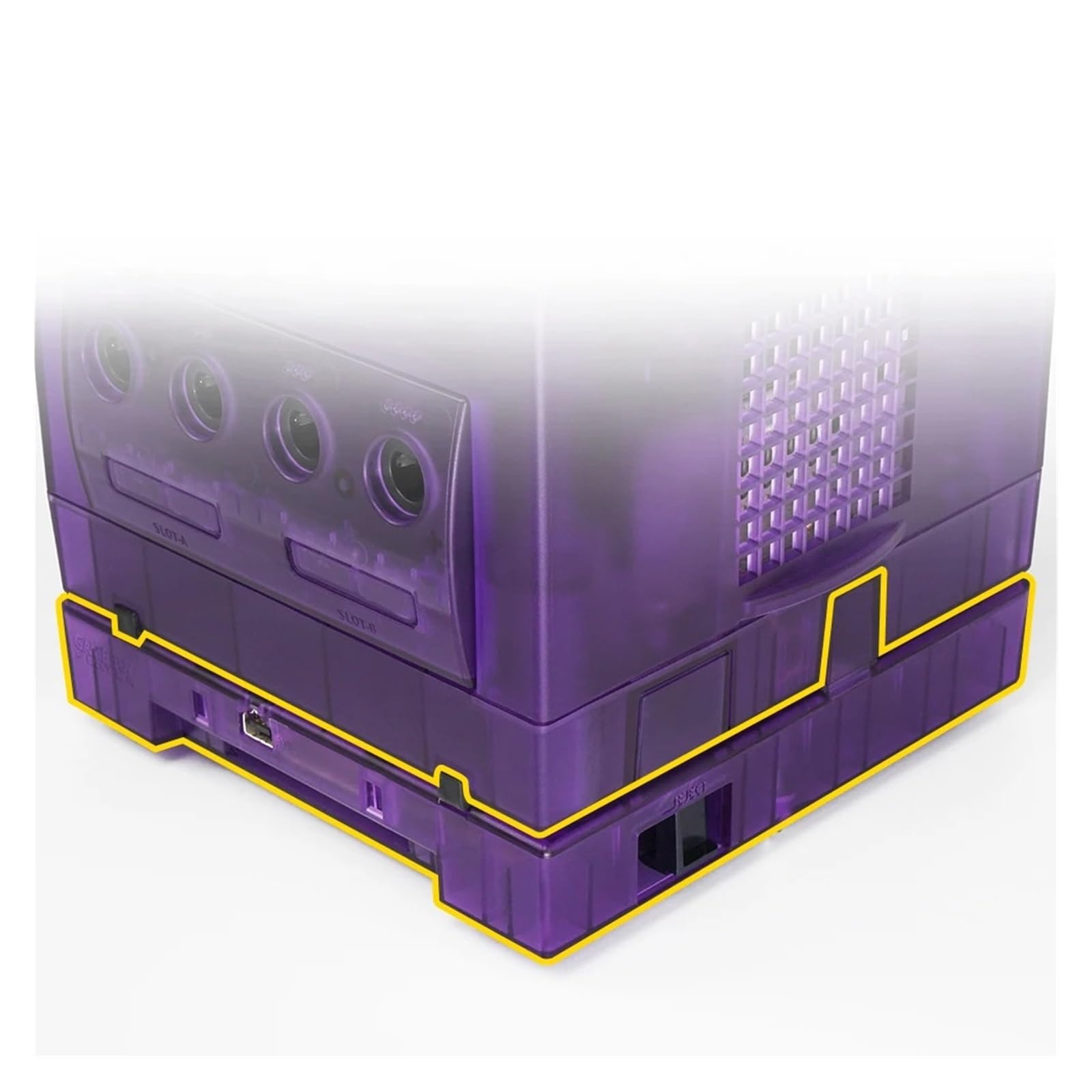 Pięć Kolorów Wymiennej Obudowy Akcesoria Do Konsoli Do Gier - Kompatybilny Z Gamecube Gameboy Player DOL-017 - Kompatybilny Z NGC(Tran Purple)