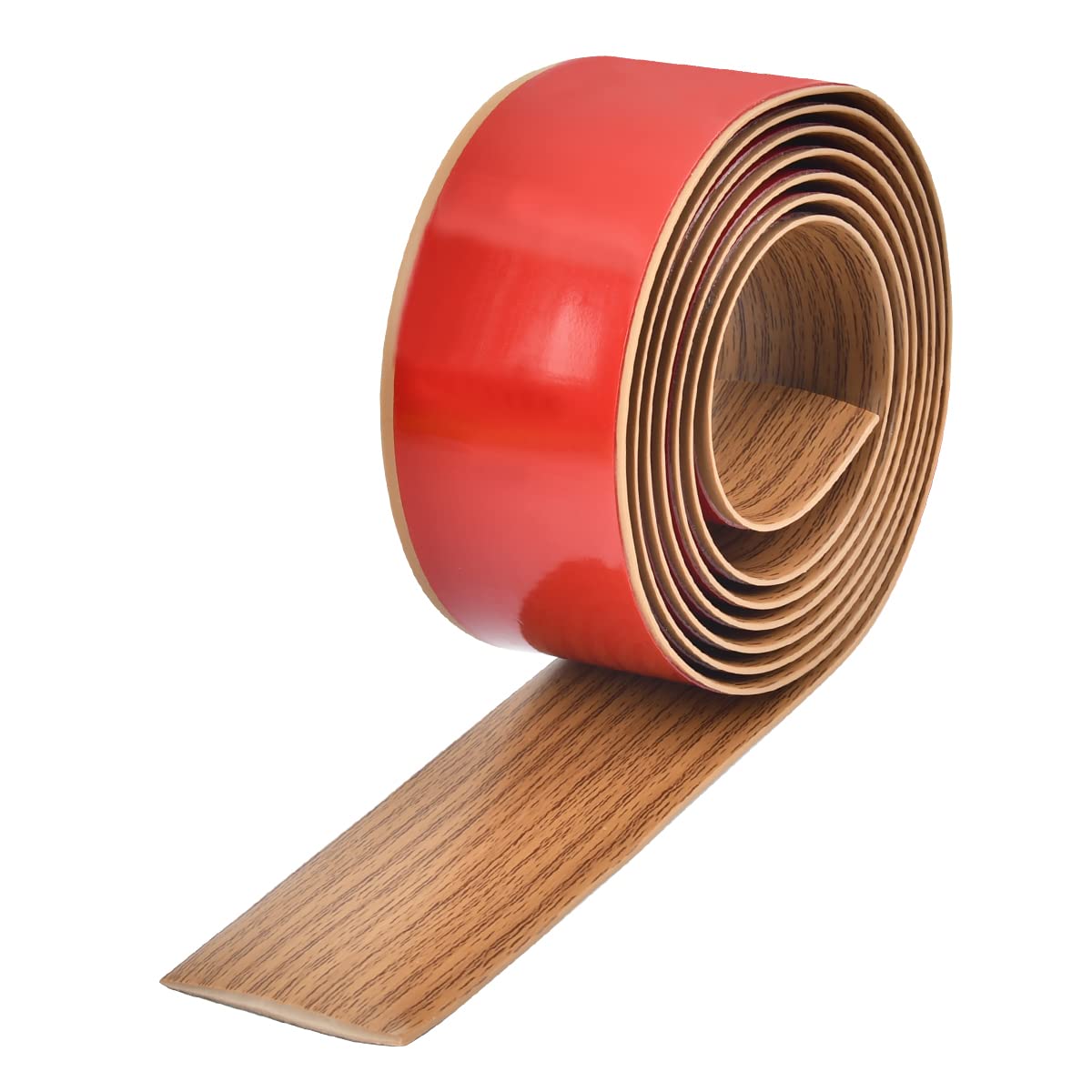 2m*5cm PVC Floor Transition Strip Self Adhesive, Yellow Oak Grain Flooring Threshold Strip,Threshold Strip for Laminate Flooring Door Strip Threshold, Tile to Laminate Transition Strip