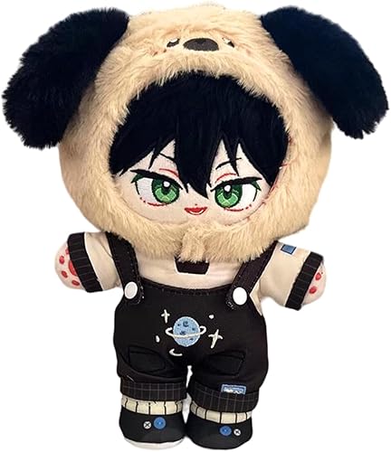 CALEMBOU Bonita muñeca de peluche, muñeca de 7.9 in, muñeca de peluche suave de personaje de anime, regalo coleccionable para los fanáticos del