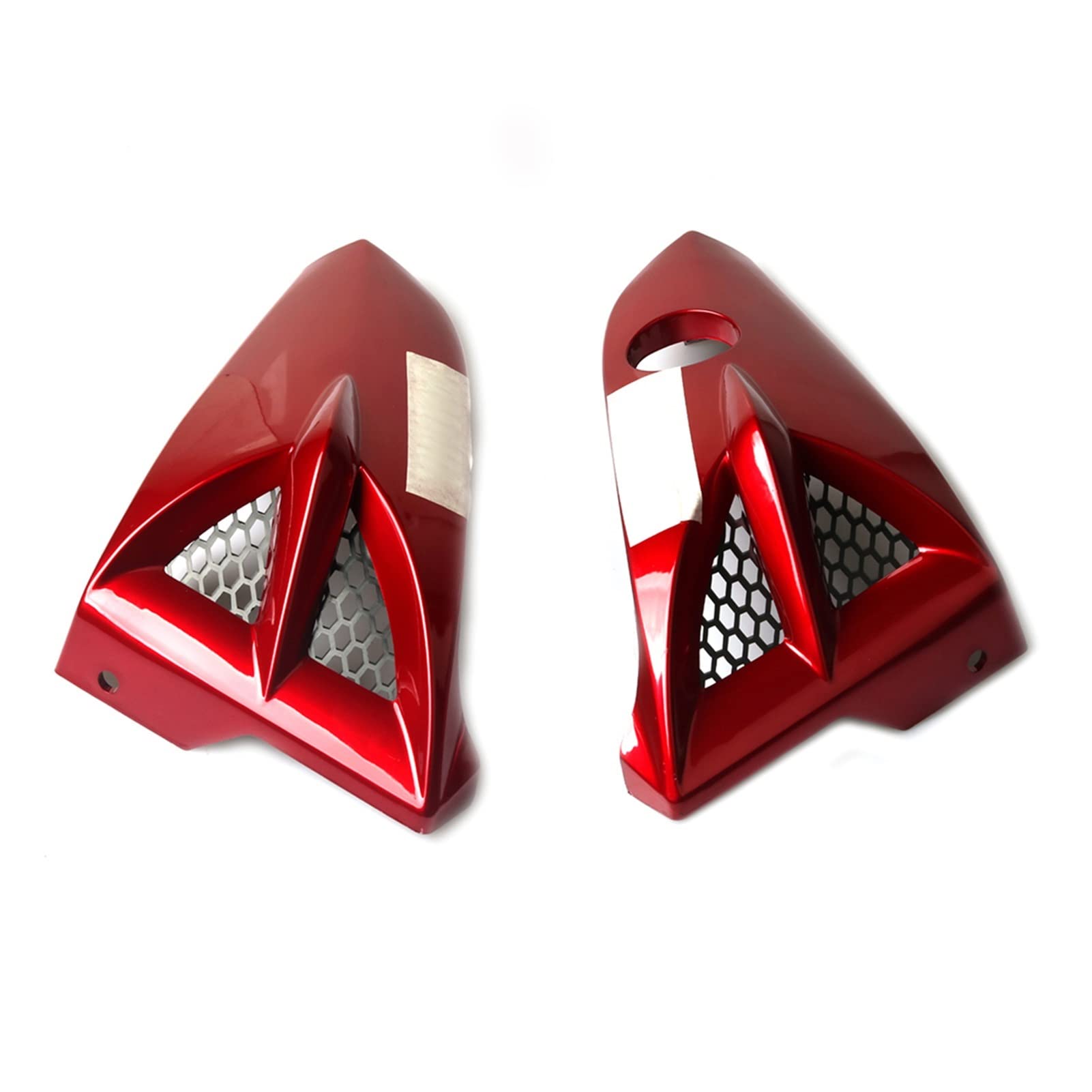 LINYY Motorcycle Air Scoop Tank Shroud Cowling Compatible With YAMAHA YBR125 YBR125G YBR 125 G 125G Cover Protection Side Panel Guard Part (Color : 07 Dark Red)