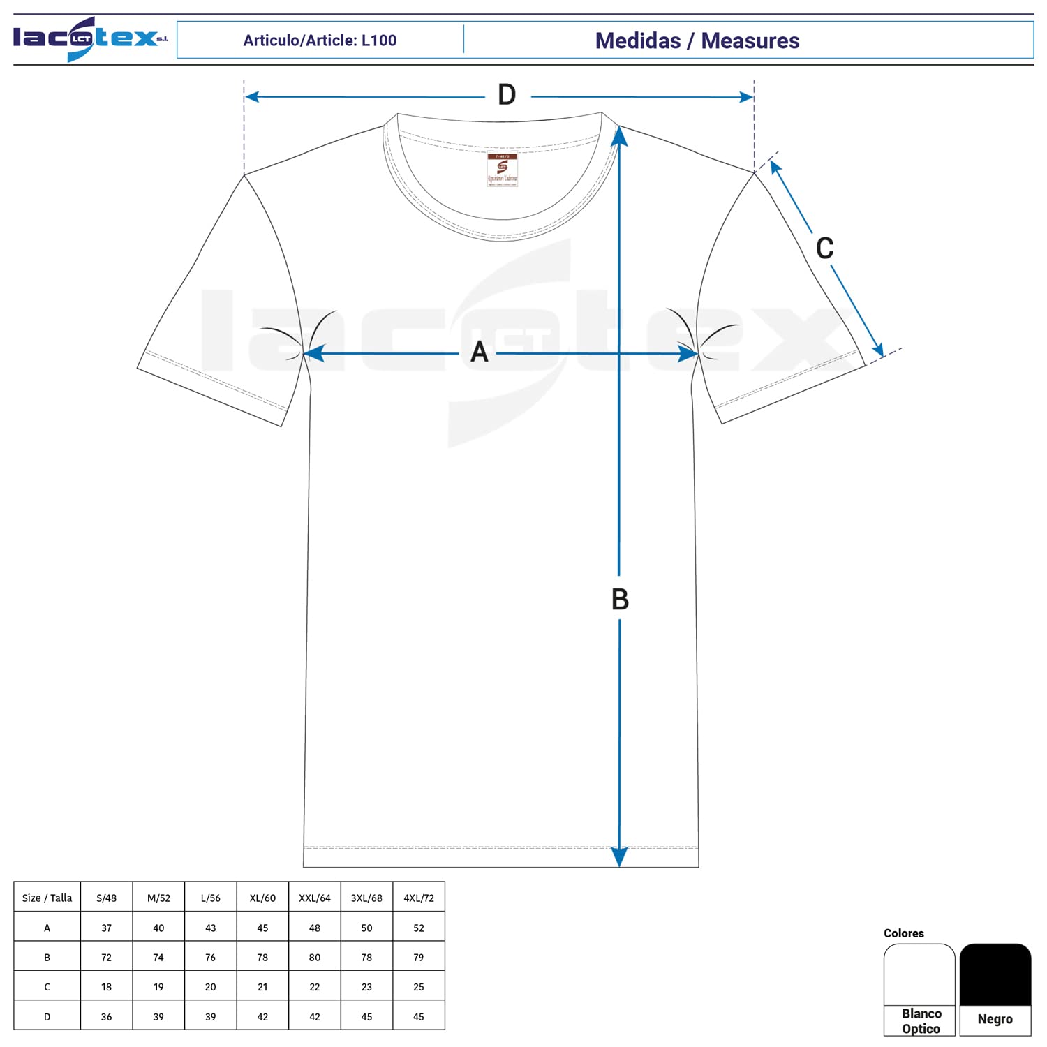 Multipack de Camiseta Interior Termal de Hombre L100, Manga Corta y Cuello Redondo.
