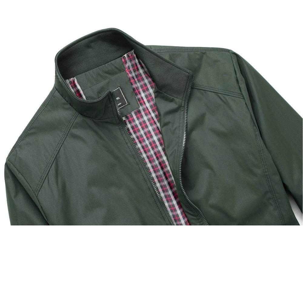 Harrington - Chaqueta bómber deportiva elegante e informal de peso medio para hombre
