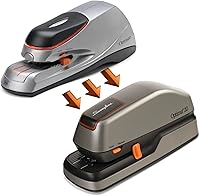 Vista 7 de Swingline Engrapadora eléctrica, capacidad para 20 hojas, Optima 20, sin atascos, automática o manual, enchufe o batería, plata (48208)