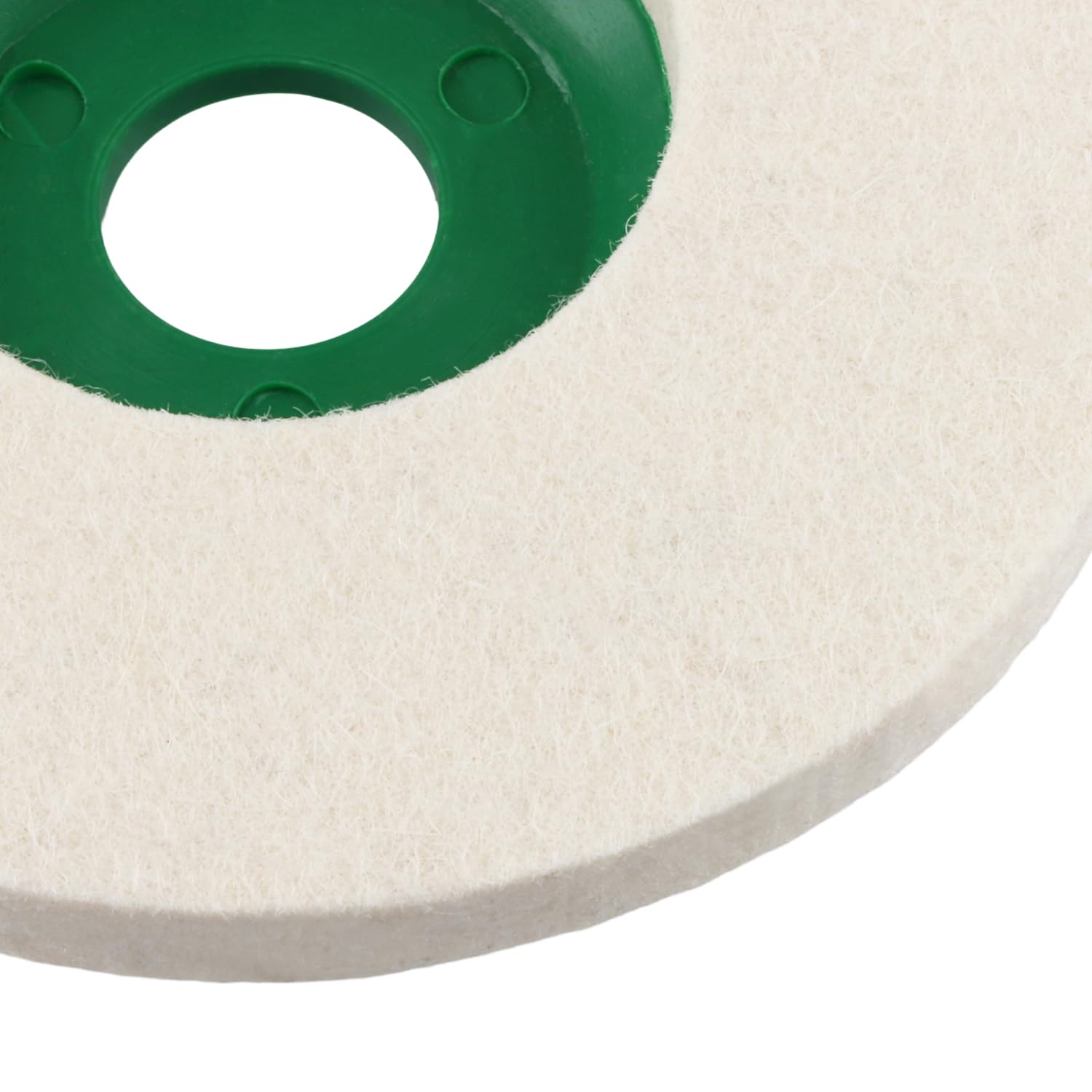 QWORK 3-częściowa tarcza polerska z filcu 125mm, tarcza polerska z filcu wełnianego, tarcze polerskie do szlifierek podwójnych, do polerowania metalu, stali nierdzewnej, drewna, kamienia
