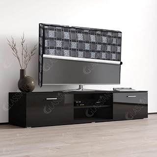Glassiano Double Use - Transparent & Printed Flap - LED TV Cover 24 Inch, Waterproof, Campatible for All Brands (LG, Sony, Samsung, Vu, Mi, Realme, TCL, Croma)