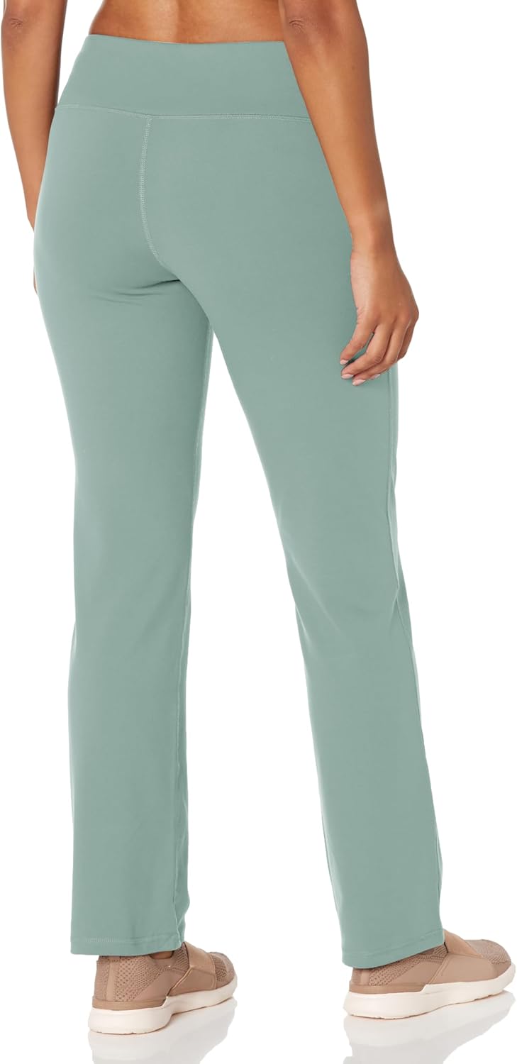 Jockey Women's Premium Brushed Wide Waistband Yoga Pants - Image 2