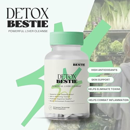 Miniatura 2 de Detox Bestie Supplement - Detox Cleanse for Women & Men, Supports Liver Health, Promotes Digestive Health, Helps Remove Toxins, Formulated with